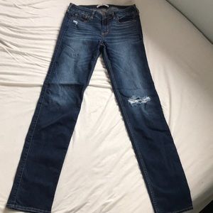 Hollister Distressed Straight leg jeans